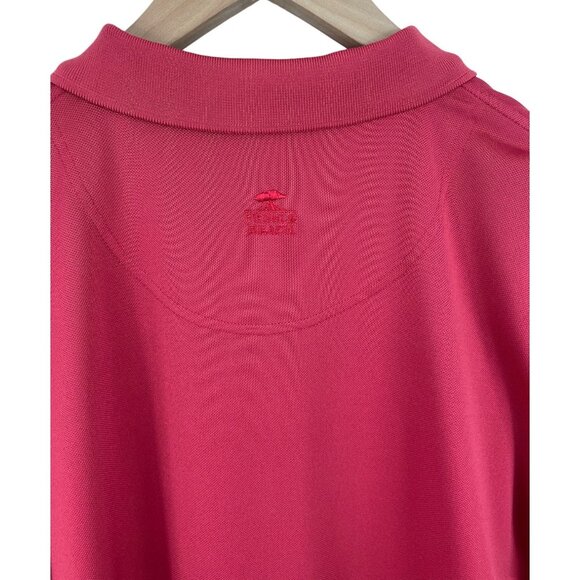 Pebble Beach Mens SIze XL Red Short Sleeve Dri Fit Polo Shirt - Picture 5 of 8